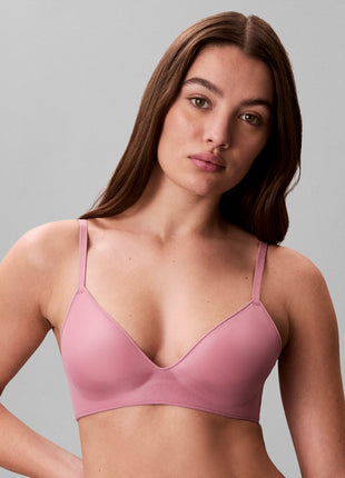 Calvin Klein brassière icon cotton modal lift bralette soft mauve femmes