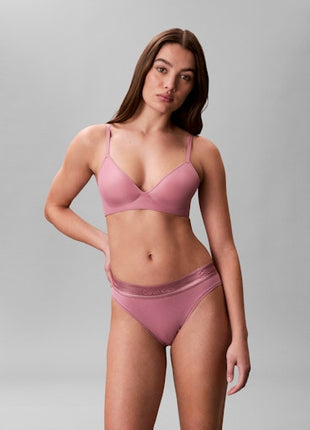 Calvin Klein slip icon cotton modal bikini briefs soft mauve femmes