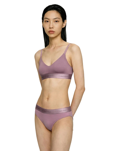 Calvin Klein bh topje icon cotton modal lift bralette soft mauve dames