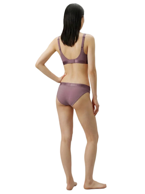 Calvin Klein bh topje icon cotton modal lift bralette soft mauve dames