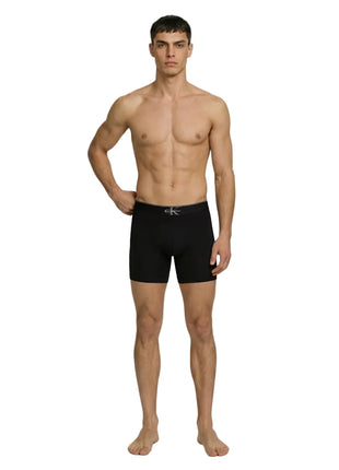 Calvin Klein boxer lot de 3 graphic monogram cotton stretch boxer briefs black hommes