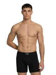 Calvin Klein short 3 pack graphic monogram cotton stretch boxer briefs black heren