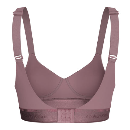 Calvin Klein bh topje icon cotton modal lift bralette soft mauve dames LV00QF8870-41I Calvin Klein brassière icon cotton modal lift bralette soft mauve femmes