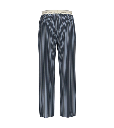 Calvin Klein pyjamabroek cotton poplin sleep pant majorca stripe speakeasy heren LV00NM2944-NJ2 Calvin Klein pantalon de pyjama cotton poplin sleep pant majorca stripe speakeasy hommes
