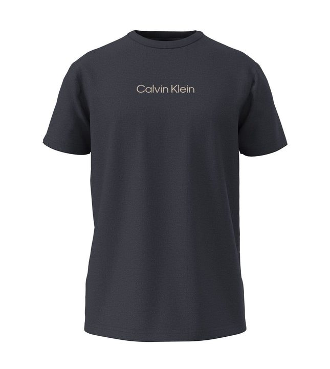 Calvin Klein pyjamashirt crew neck shirt blue nights heren 000NM2748E-CCI Calvin Klein haut de pyjama crew neck shirt blue nights hommes