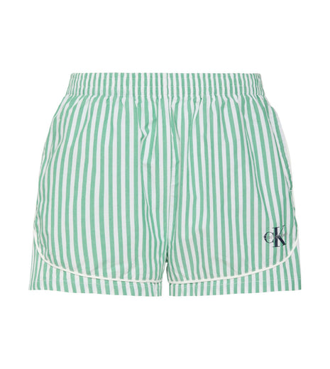 Calvin Klein pyjama lange broek cotton poplin pant set sera stripe cradle pink dames LV00QS7637-31F Calvin Klein pyjama pantalon long cotton poplin pant set sera stripe cradle pink femmes