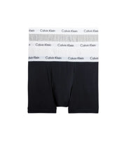 Calvin Klein boxer 3 pack cotton stretch trunks black / grey heather / white hommes