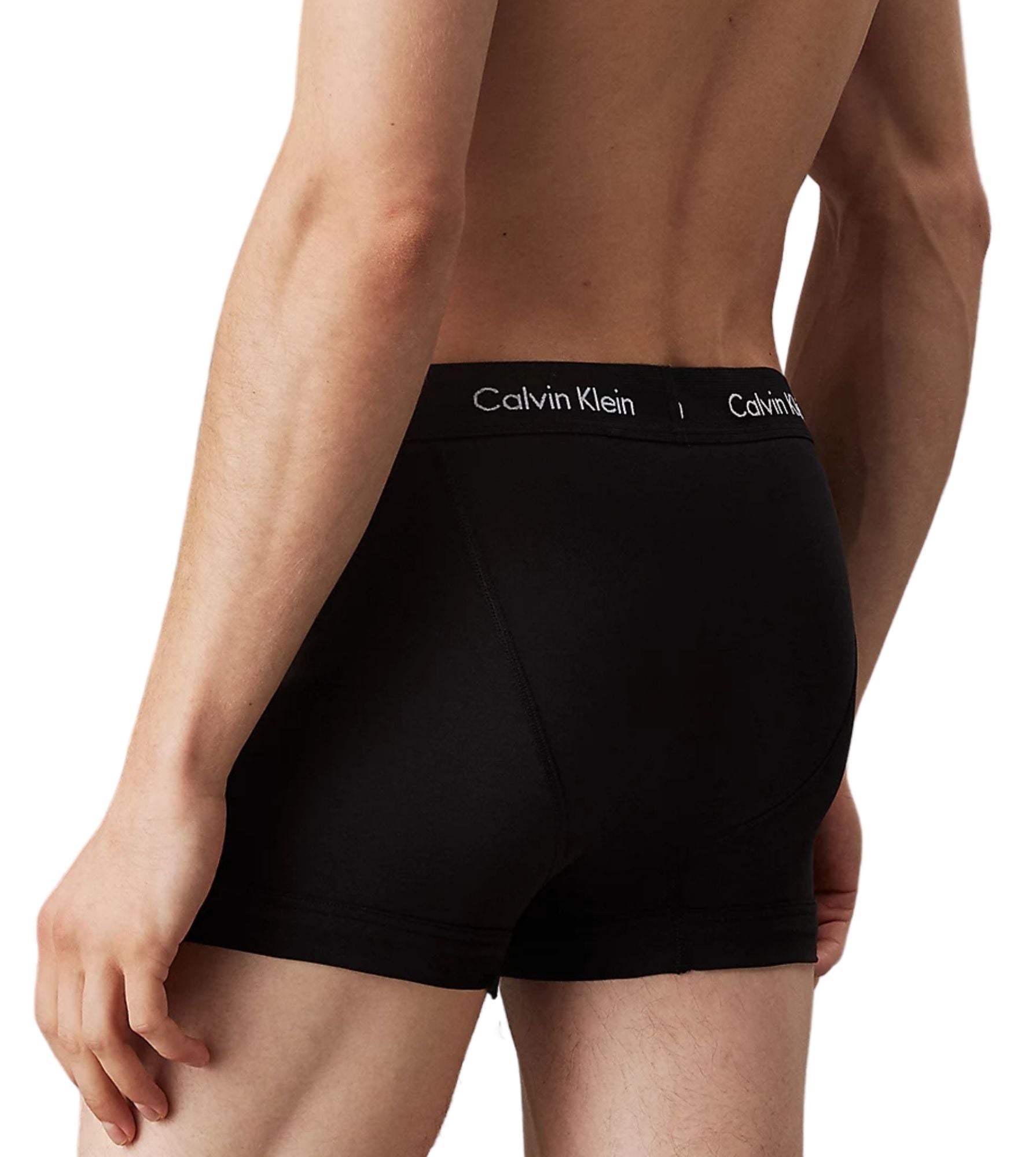 Calvin Klein shorts pack cotton stretch trunks black men