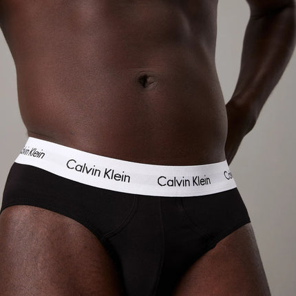 Calvin Klein slip 3 pack cotton stretch hip briefs black heren 0000U2661G-001 Calvin Klein slip 3 pack cotton stretch hip briefs black hommes