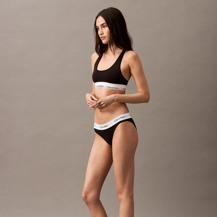 Calvin Klein slip icon cotton modal bikini briefs black dames 0000F3787E-001 Calvin Klein slip icon cotton modal bikini briefs black femmes