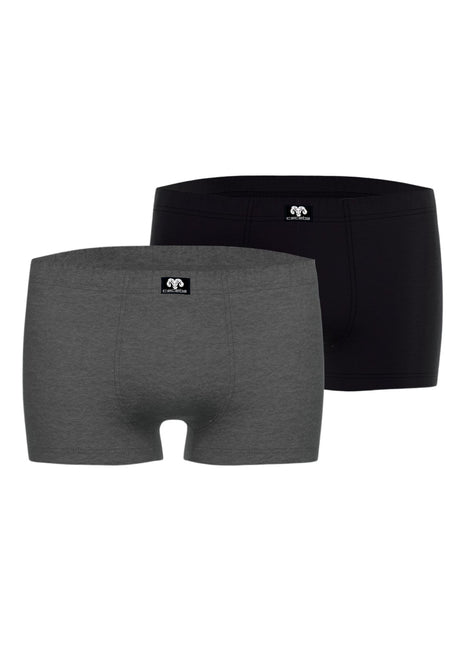 Ceceba short 2 pack konvex grey / black heren 10171-6061-861 Ceceba boxer lot de 2 konvex grey / black hommes
