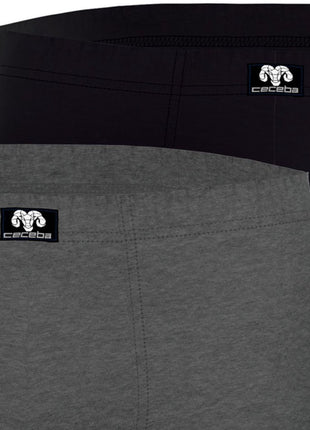 Ceceba short 2 pack konvex grey / black heren 10171-6061-861 Ceceba boxer lot de 2 konvex grey / black hommes
