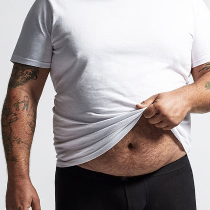 Ceceba t-shirt v-hals 2 pack konvex white heren 31064-6061-110 Ceceba t-shirt col v lot de 2 konvex white hommes
