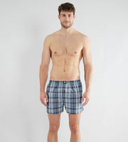 Ceceba wijde boxershort 2 pack canadian woven boxer shorts blue heren