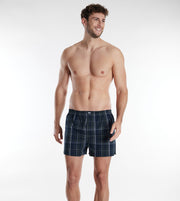 Ceceba wijde boxershort 2 pack canadian woven boxer shorts dark blue heren