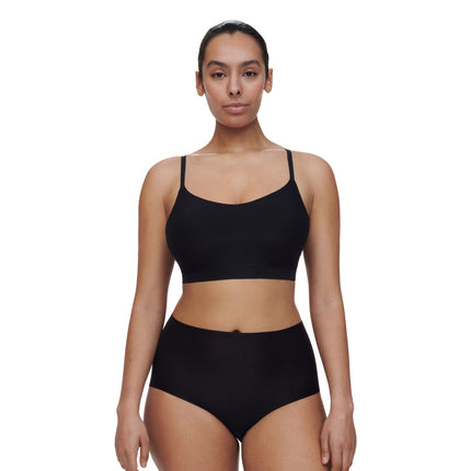 Chantelle slip softstretch high waist brief black dames C26470-011 Chantelle slip softstretch high waist brief black femmes