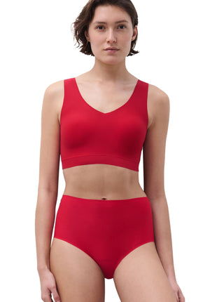 Chantelle slip softstretch high waist brief poppy red dames C26470-0YU Chantelle slip softstretch high waist brief poppy red femmes