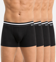 Lot de 4 boxers Dim courts noirs ECODIM homme