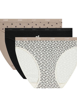 Dim slip 3 pack les pockets cotton stretch sous les palmiers dames