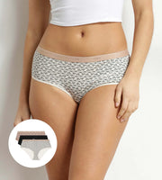 Dim short 3 pack les pockets cotton stretch boxer sous les palmiers dames