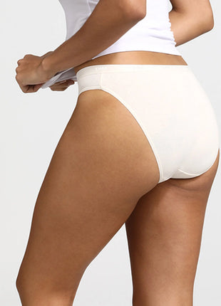 Dim slip 3 pack Ecodim cotton stretch peau/rose/nacre dames