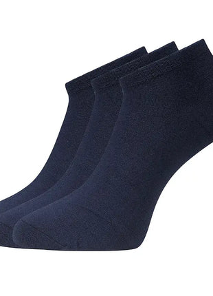 Bamboo Basics soquettes 3 paires knitted sneaker socks marine unisex
