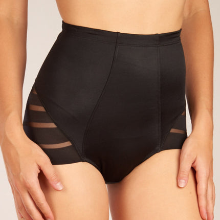 Dim corrigerende highwaist slip diam's control high waist panty black dames D00IV-0HZ Dim slip highwaist sculptante diam's control high waist panty black femmes
