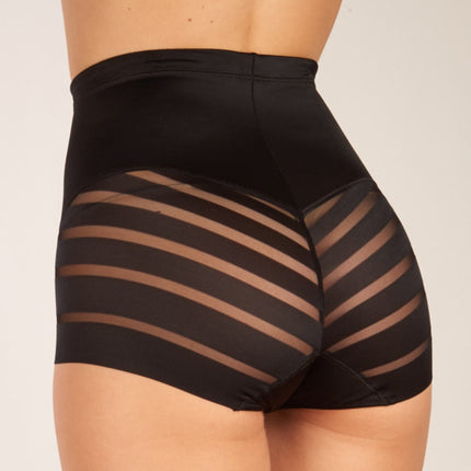 Dim corrigerende highwaist slip diam's control high waist panty black dames D00IV-0HZ Dim slip highwaist sculptante diam's control high waist panty black femmes
