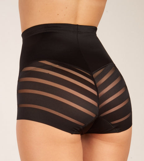 Dim corrigerende highwaist slip diam's control high waist panty black dames D00IV-0HZ Dim slip highwaist sculptante diam's control high waist panty black femmes
