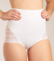 Dim slip highwaist sculptante diam's control high waist panty white femmes