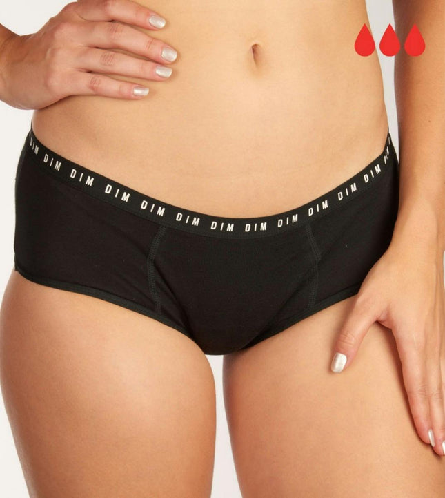 Dim menstruatie slip period panty protect high flow black dames D0AYB-0HZ Dim slip menstruel period panty protect high flow black femmes
