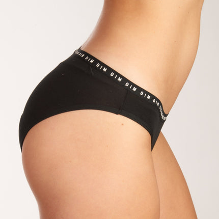 Dim menstruatie slip period panty protect medium flow black dames D0AY7-0HZ Dim slip menstruel period panty protect medium flow black femmes
