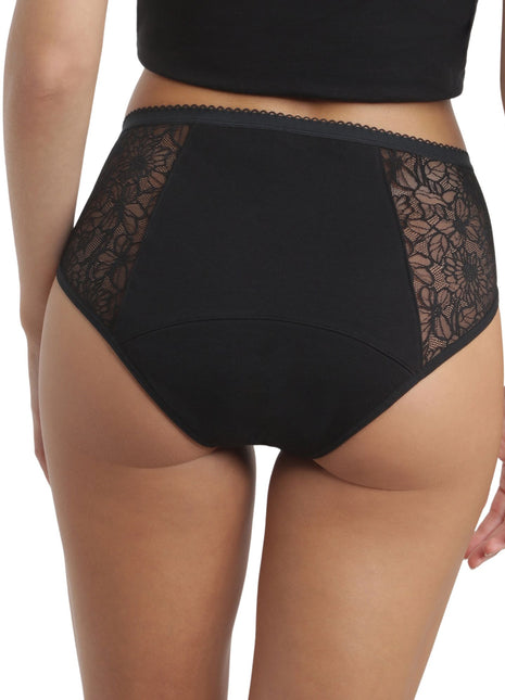 Dim menstruatie slip protect period pants lace high flow black dames D0D5Y-0HZ Dim slip menstruel protect period pants lace high flow black femmes
