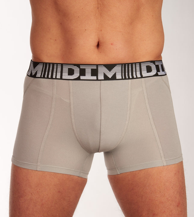 Dim short 2 pack 3d flex air boxers black / grey heren  D01N1-9LU Dim boxer lot de 2 3d flex air boxers black / grey hommes
