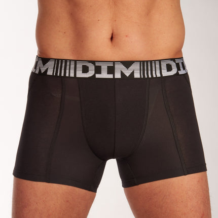 Dim short 2 pack 3d flex air boxers black / grey heren  D01N1-9LU Dim boxer lot de 2 3d flex air boxers black / grey hommes
