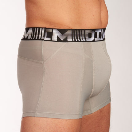 Dim short 2 pack 3d flex air boxers black / grey heren  D01N1-9LU Dim boxer lot de 2 3d flex air boxers black / grey hommes
