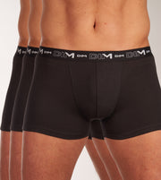 Dim short 3 pack cotton stretch boxer black heren