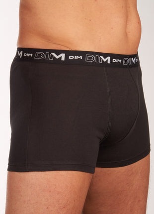 Dim short 3 pack cotton stretch boxer black heren D6596-0HZ Dim boxer lot de 3 cotton stretch boxer black hommes
