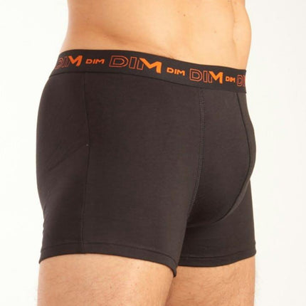 Dim short 3 pack cotton stretch boxer black / multi heren D6596-5HZ Dim boxer lot de 3 cotton stretch boxer black / multi hommes