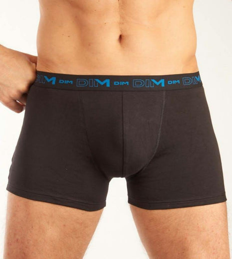 Dim short 3 pack cotton stretch boxer black / multi heren D6596-5HZ Dim boxer lot de 3 cotton stretch boxer black / multi hommes