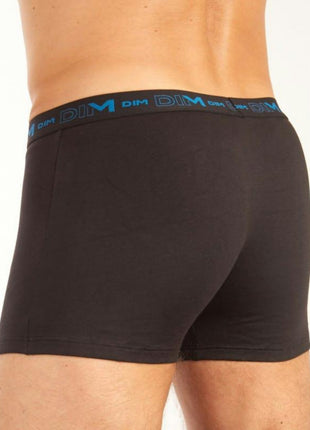 Dim short 3 pack cotton stretch boxer black / multi heren D6596-5HZ Dim boxer lot de 3 cotton stretch boxer black / multi hommes