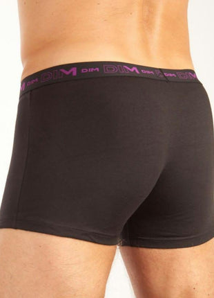 Dim short 3 pack cotton stretch boxer black / multi heren D6596-5HZ Dim boxer lot de 3 cotton stretch boxer black / multi hommes