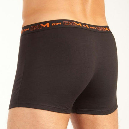 Dim short 3 pack cotton stretch boxer black / multi heren D6596-5HZ Dim boxer lot de 3 cotton stretch boxer black / multi hommes