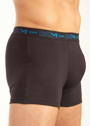 Dim short 3 pack cotton stretch boxer black / multi heren D6596-5HZ Dim boxer lot de 3 cotton stretch boxer black / multi hommes