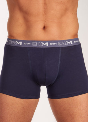 Dim short 3 pack cotton stretch boxer dark navy / blue / green heren D6596-95V Dim boxer 3 pack cotton stretch boxer dark navy / blue / green hommes

