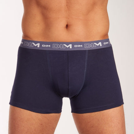 Dim short 3 pack cotton stretch boxer dark navy / blue / green heren D6596-95V Dim boxer 3 pack cotton stretch boxer dark navy / blue / green hommes
