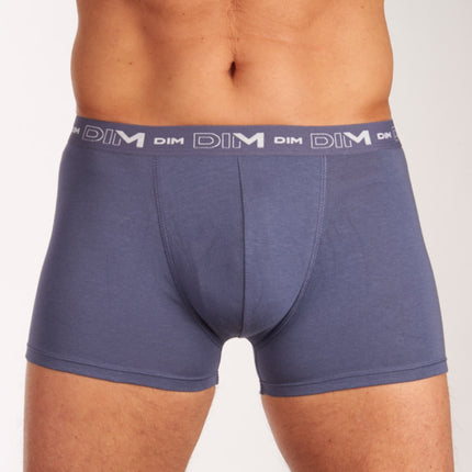 Dim short 3 pack cotton stretch boxer dark navy / blue / green heren D6596-95V Dim boxer 3 pack cotton stretch boxer dark navy / blue / green hommes
