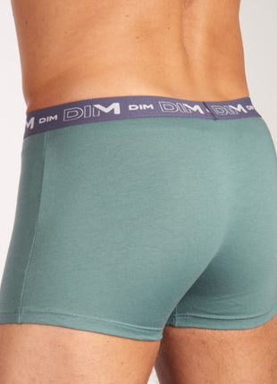 Dim short 3 pack cotton stretch boxer dark navy / blue / green heren D6596-95V Dim boxer 3 pack cotton stretch boxer dark navy / blue / green hommes
