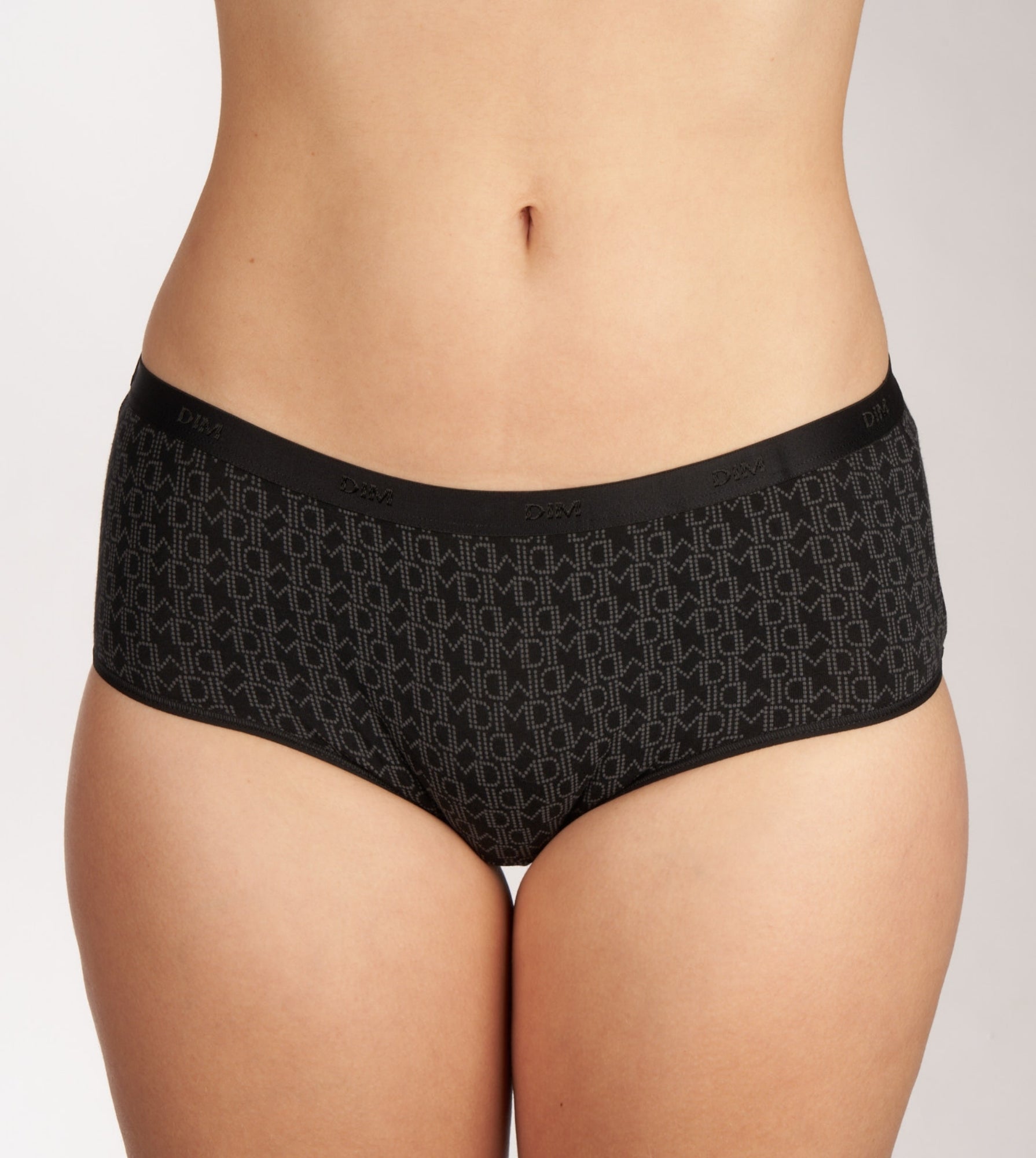 Dim short 3 pack les pockets coton stretch boxer black grey dames MyComfort24