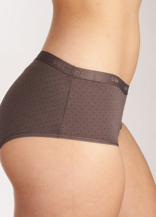 Dim short 3 pack les pockets cotton stretch boxer black / grey dames D4C20-DP6 Dim shorty lot de 3 les pockets cotton stretch boxer black / grey femmes